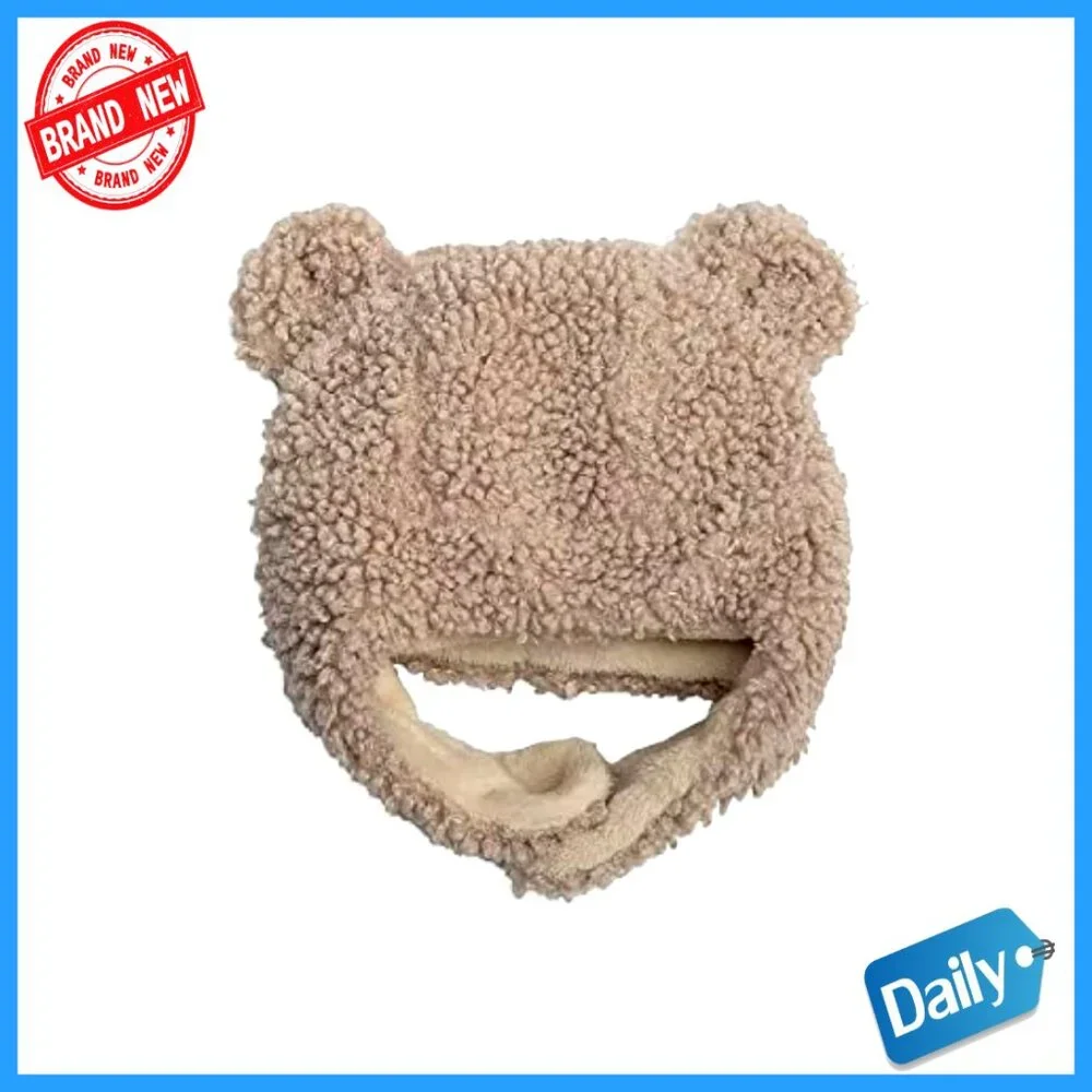 Baby Winter Hat Mittens Set Ultra Soft Fleece Lining Machine Washable
